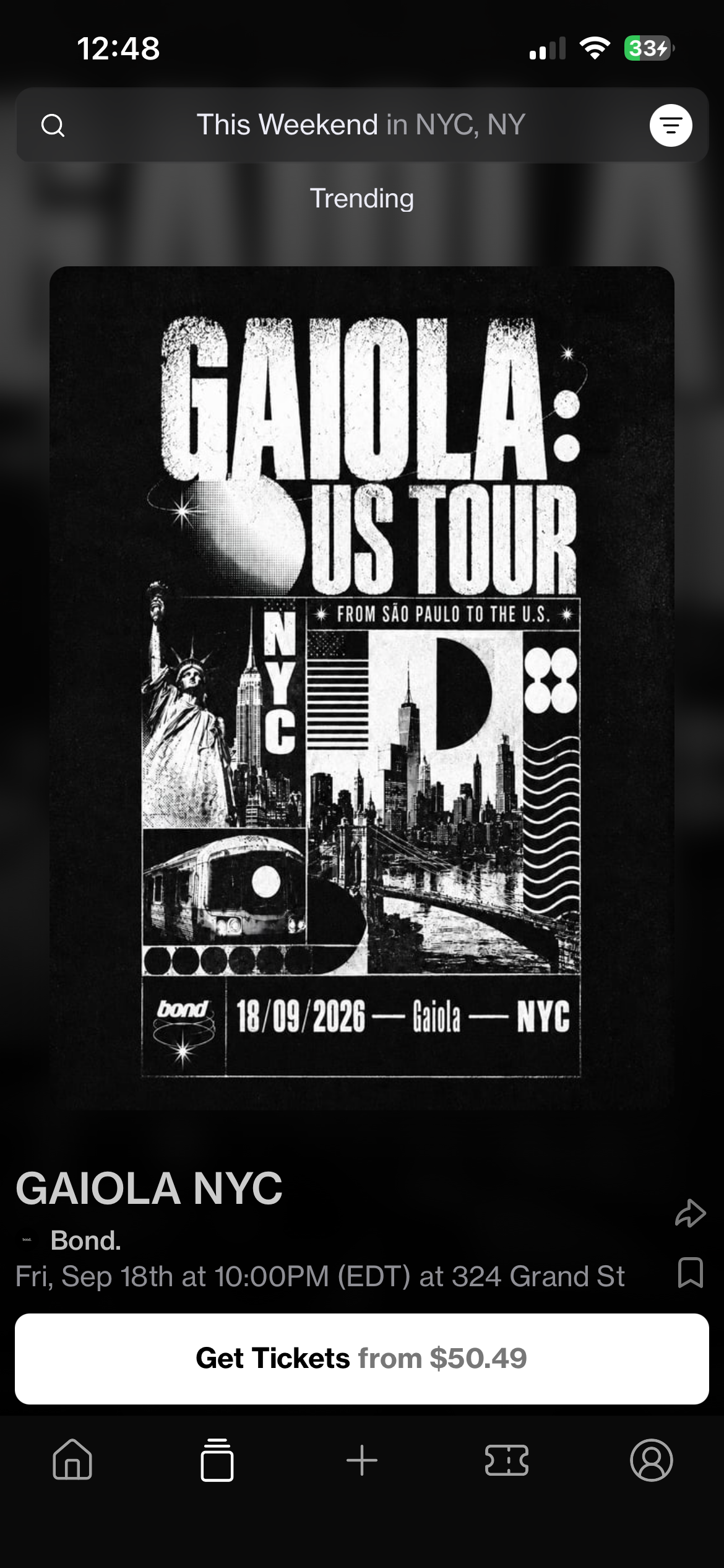 GAIOLA: US TOUR - NYC